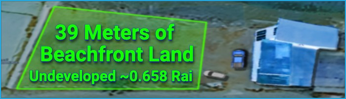 Thailand Undeveloped Beachfront Land